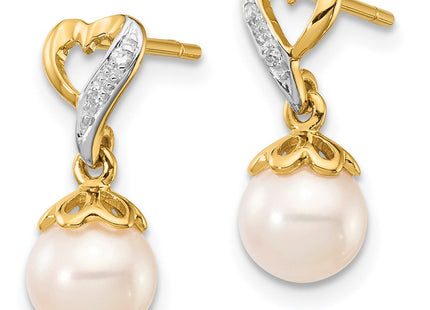 14k Yellow Gold Earrings Style XE2499AA - Classique Jewelry Inc.