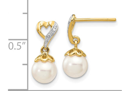 14k Yellow Gold Earrings Style XE2499AA - Classique Jewelry Inc.