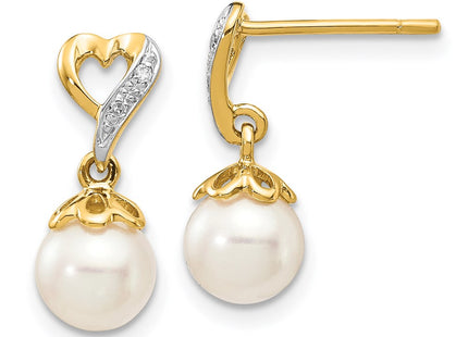 14k Yellow Gold Earrings Style XE2499AA - Classique Jewelry Inc.