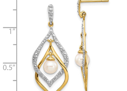 14k Yellow Gold Earrings Style XE2505AA - Classique Jewelry Inc.