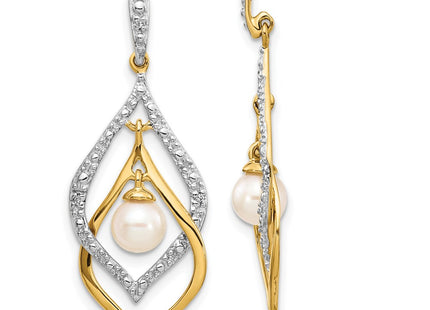 14k Yellow Gold Earrings Style XE2505AA - Classique Jewelry Inc.