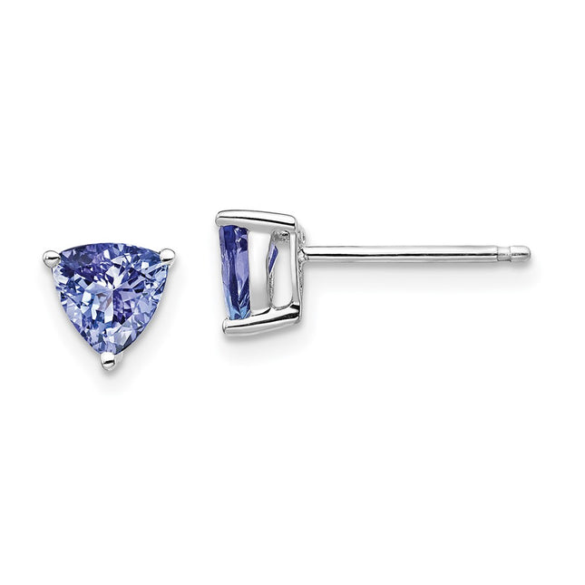 14k White Gold Earrings Style XE2516TZ - Classique Jewelry Inc.