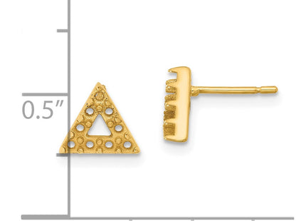 14k Yellow Gold Earrings Style XE3071 - Classique Jewelry Inc.