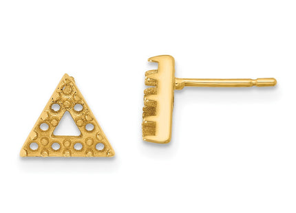 14k Yellow Gold Earrings Style XE3071 - Classique Jewelry Inc.