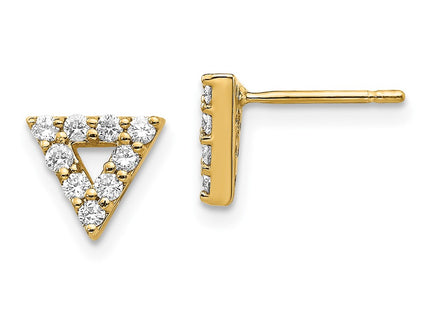 14k Yellow Gold Earrings Style XE3071A - Classique Jewelry Inc.