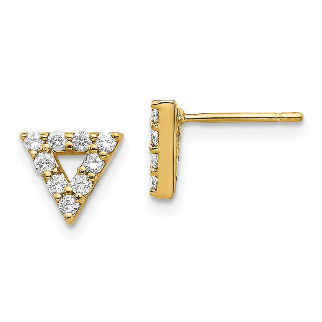 14k Yellow Gold Earrings Style XE3071A - Classique Jewelry Inc.