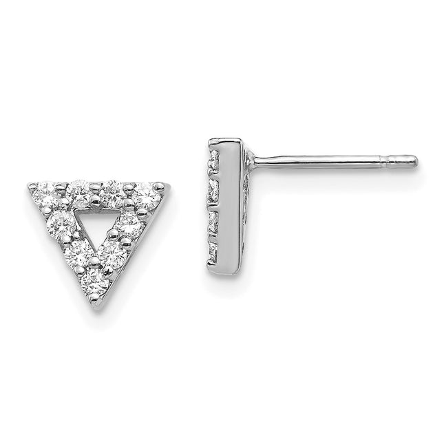 14k White Gold Earrings Style XE3071WA - Classique Jewelry Inc.