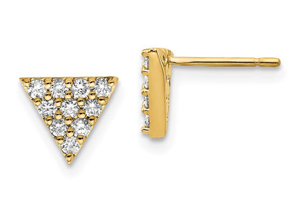 14k Yellow Gold Earrings Style XE3072A - Classique Jewelry Inc.