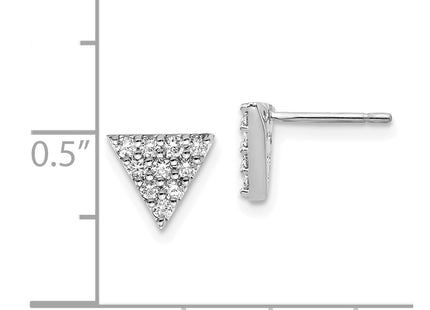 14k White Gold Earrings Style XE3072WA - Classique Jewelry Inc.