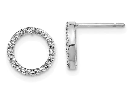 14k White Gold Earrings Style XE3073WA - Classique Jewelry Inc.