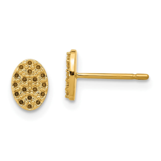 14k Yellow Gold Earrings Style XE3074 - Classique Jewelry Inc.