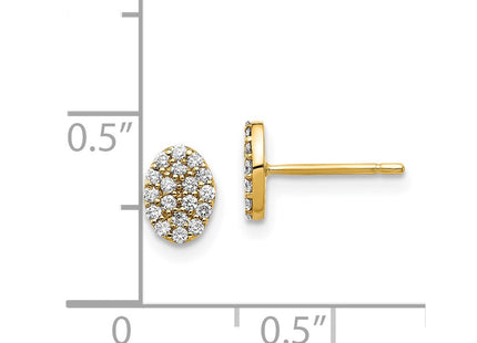 14k Yellow Gold Earrings Style XE3074A - Classique Jewelry Inc.