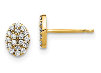 14k Yellow Gold Earrings Style XE3074A - Classique Jewelry Inc.