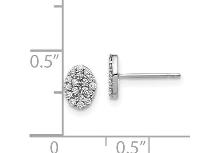 14k White Gold Earrings Style XE3074WA - Classique Jewelry Inc.