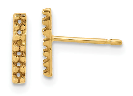 14k Yellow Gold Earrings Style XE3075 - Classique Jewelry Inc.