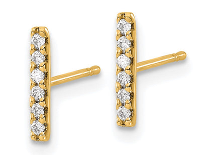 14k Yellow Gold Earrings Style XE3075A - Classique Jewelry Inc.