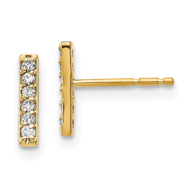 14k Yellow Gold Earrings Style XE3075A - Classique Jewelry Inc.