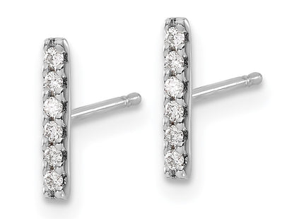 14k White Gold Earrings Style XE3075W - Classique Jewelry Inc.