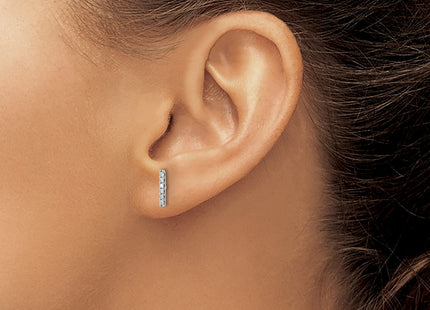 14k White Gold Earrings Style XE3075W - Classique Jewelry Inc.