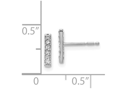 14k White Gold Earrings Style XE3075W - Classique Jewelry Inc.