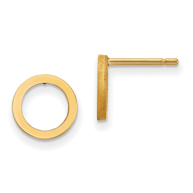 14k Yellow Gold Earrings Style XE3083 - Classique Jewelry Inc.