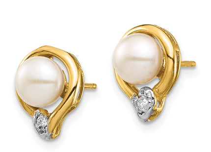 14k Yellow Gold Earrings Style XE3234AA - Classique Jewelry Inc.