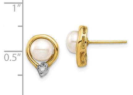 14k Yellow Gold Earrings Style XE3234AA - Classique Jewelry Inc.