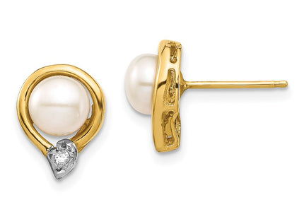 14k Yellow Gold Earrings Style XE3234AA - Classique Jewelry Inc.