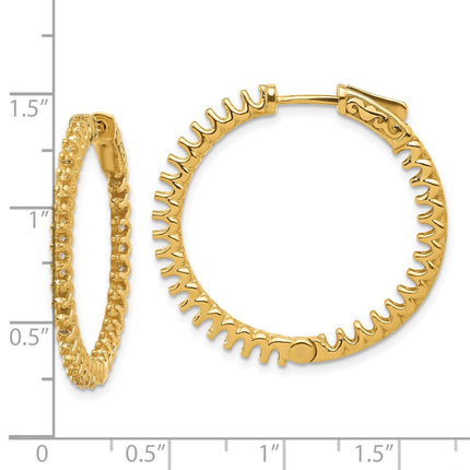 14k Yellow Gold Earrings Style XE3240 - Classique Jewelry Inc.