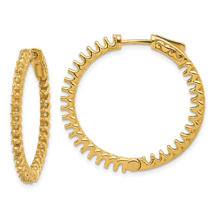 14k Yellow Gold Earrings Style XE3240 - Classique Jewelry Inc.