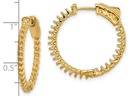 14k Yellow Gold Earrings Style XE3242 - Classique Jewelry Inc.