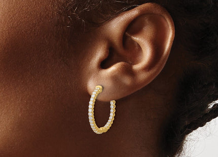 14k Yellow Gold Earrings Style XE3242AA - Classique Jewelry Inc.