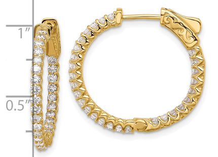 14k Yellow Gold Earrings Style XE3242AA - Classique Jewelry Inc.
