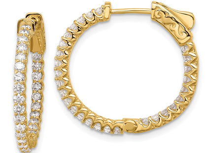14k Yellow Gold Earrings Style XE3242AA - Classique Jewelry Inc.