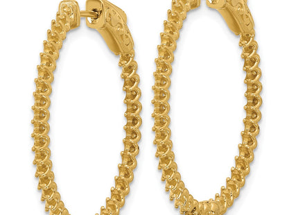 14k Yellow Gold Earrings Style XE3243AA - Classique Jewelry Inc.