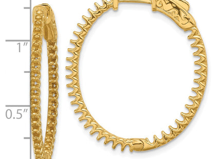 14k Yellow Gold Earrings Style XE3243 - Classique Jewelry Inc.