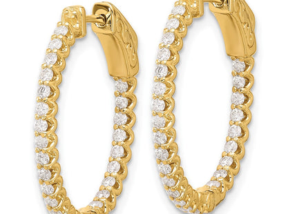 14k Yellow Gold Earrings Style XE3244AA - Classique Jewelry Inc.