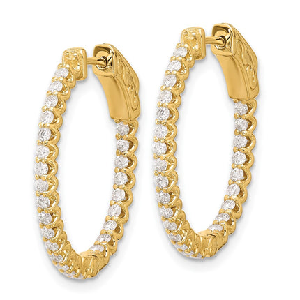 14k Yellow Gold Earrings Style XE3244AA - Classique Jewelry Inc.