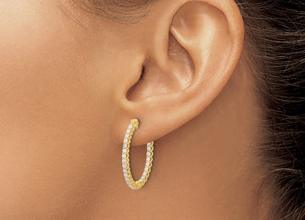 14k Yellow Gold Earrings Style XE3244AA - Classique Jewelry Inc.