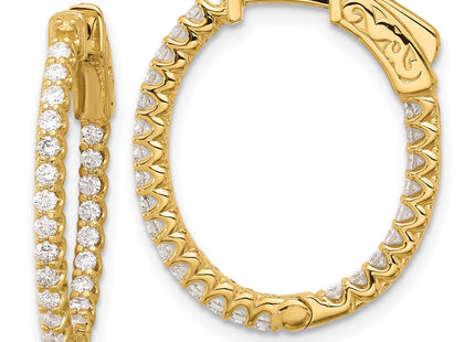 14k Yellow Gold Earrings Style XE3244 - Classique Jewelry Inc.