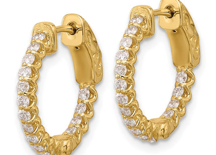 14k Yellow Gold Earrings Style XE3245AA - Classique Jewelry Inc.
