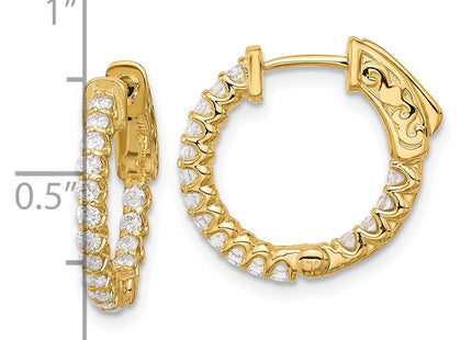 14k Yellow Gold Earrings Style XE3245AA - Classique Jewelry Inc.