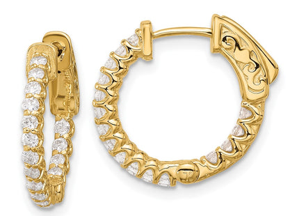 14k Yellow Gold Earrings Style XE3245AA - Classique Jewelry Inc.