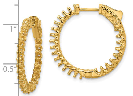 14k Yellow Gold Earrings Style XE3247 - Classique Jewelry Inc.