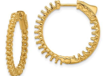 14k Yellow Gold Earrings Style XE3247 - Classique Jewelry Inc.