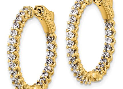 14k Yellow Gold Earrings Style XE3247AA - Classique Jewelry Inc.