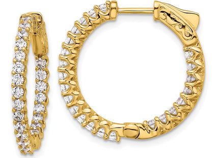 14k Yellow Gold Earrings Style XE3247AA - Classique Jewelry Inc.