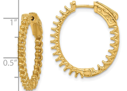 14k Yellow Gold Earrings Style XE3248 - Classique Jewelry Inc.