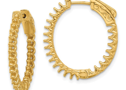 14k Yellow Gold Earrings Style XE3248 - Classique Jewelry Inc.