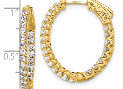 14k Yellow Gold Earrings Style XE3248AA - Classique Jewelry Inc.